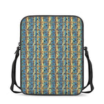 Egyptian Eye Of Horus Pattern Print Rectangular Crossbody Bag