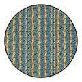 Egyptian Eye Of Horus Pattern Print Round Floor Mat