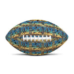 Egyptian Eye Of Horus Pattern Print Rugby Ball