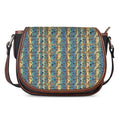 Egyptian Eye Of Horus Pattern Print Saddle Bag