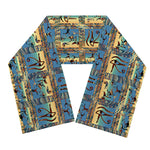 Egyptian Eye Of Horus Pattern Print Scarf
