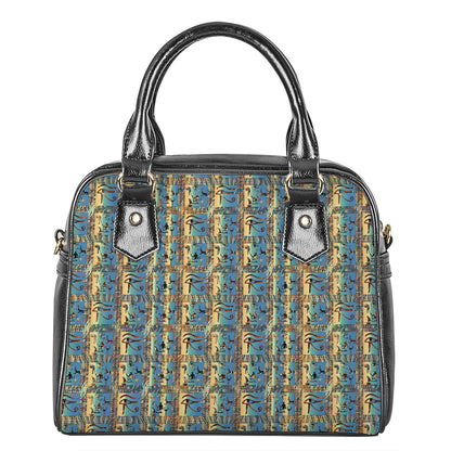 Egyptian Eye Of Horus Pattern Print Shoulder Handbag