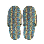 Egyptian Eye Of Horus Pattern Print Slippers
