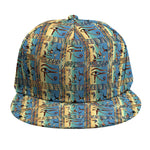 Egyptian Eye Of Horus Pattern Print Snapback Cap