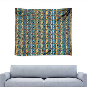 Egyptian Eye Of Horus Pattern Print Tapestry