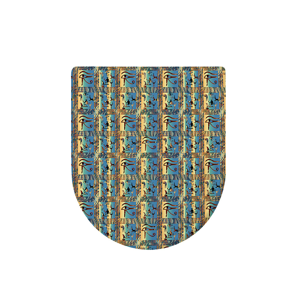 Egyptian Eye Of Horus Pattern Print Toilet Lid Cover