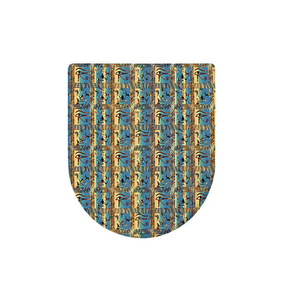 Egyptian Eye Of Horus Pattern Print Toilet Lid Cover