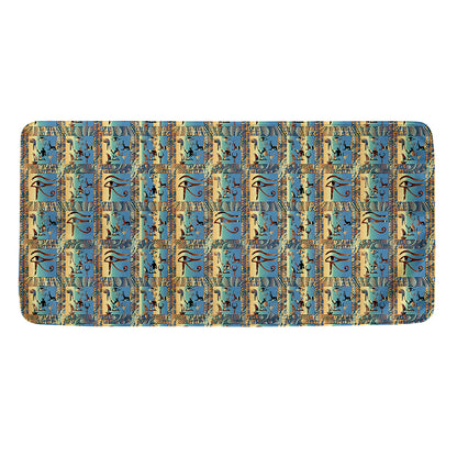 Egyptian Eye Of Horus Pattern Print Towel