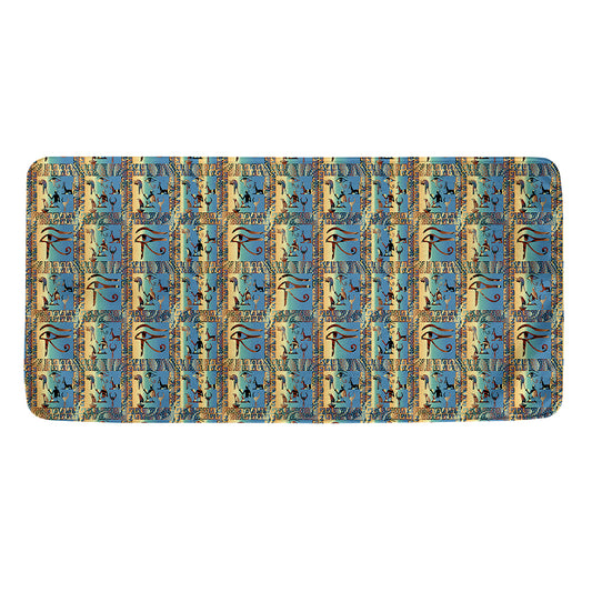 Egyptian Eye Of Horus Pattern Print Towel