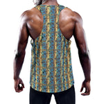 Egyptian Eye Of Horus Pattern Print Training Tank Top