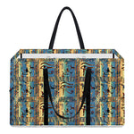 Egyptian Eye Of Horus Pattern Print Utility Tote Bag