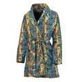 Egyptian Eye Of Horus Pattern Print Women's Bathrobe