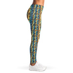 Egyptian Eye Of Horus Pattern Print Women's Leggings