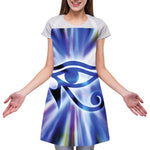 Egyptian Eye Of Horus Print Adjustable Apron