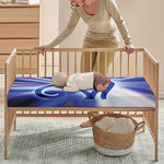 Egyptian Eye Of Horus Print Baby Crib Sheet