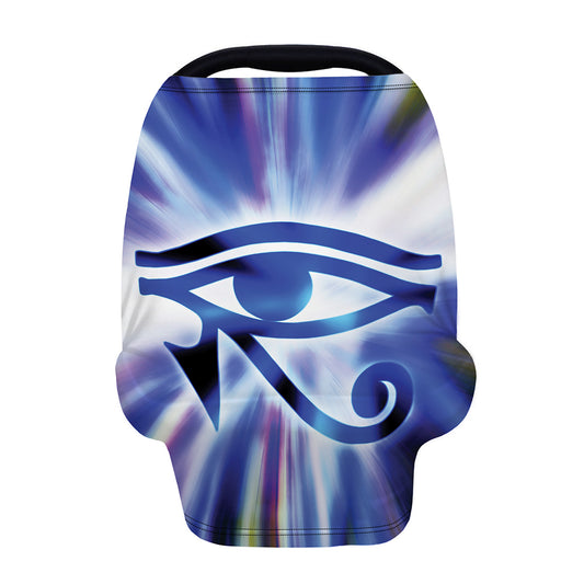 Egyptian Eye Of Horus Print Baby Seat Cover