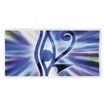 Egyptian Eye Of Horus Print Beach Towel