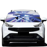 Egyptian Eye Of Horus Print Car Windshield Snow Cover