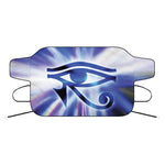 Egyptian Eye Of Horus Print Car Windshield Snow Cover