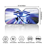 Egyptian Eye Of Horus Print Car Windshield Sun Shade