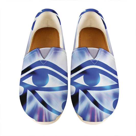 Egyptian Eye Of Horus Print Casual Shoes