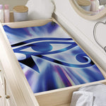 Egyptian Eye Of Horus Print Changing Pad Cover