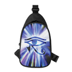 Egyptian Eye Of Horus Print Chest Bag