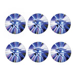 Egyptian Eye Of Horus Print Coaster Set