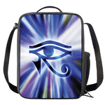 Egyptian Eye Of Horus Print Crossbody Lunch Bag