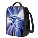 Egyptian Eye Of Horus Print Crossbody Lunch Bag