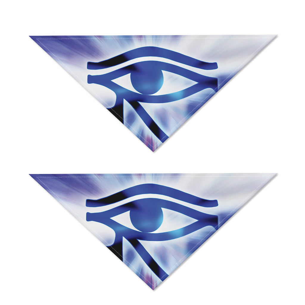 Egyptian Eye Of Horus Print Dog Bandana