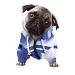 Egyptian Eye Of Horus Print Dog Zip Up Hoodie