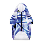 Egyptian Eye Of Horus Print Dog Zip Up Hoodie