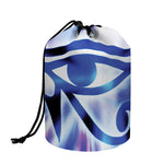 Egyptian Eye Of Horus Print Drawstring Makeup Bag
