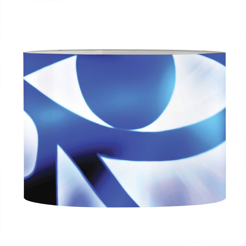 Egyptian Eye Of Horus Print Drum Lamp Shade