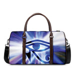 Egyptian Eye Of Horus Print Duffle Bag