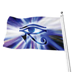 Egyptian Eye Of Horus Print Flag