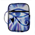 Egyptian Eye Of Horus Print Front Pocket Bible Bag