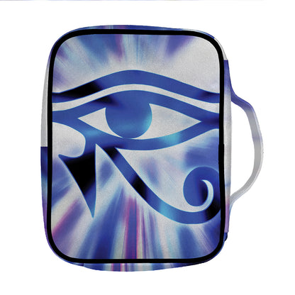 Egyptian Eye Of Horus Print Front Pocket Bible Bag