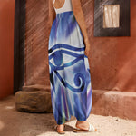 Egyptian Eye Of Horus Print Harem Pants