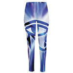 Egyptian Eye Of Horus Print High-Waisted Pocket Leggings