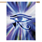 Egyptian Eye Of Horus Print House Flag