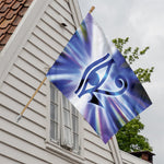 Egyptian Eye Of Horus Print House Flag