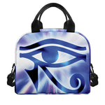 Egyptian Eye Of Horus Print Insulated Lunch Bag