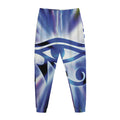 Egyptian Eye Of Horus Print Jogger Pants