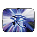 Egyptian Eye Of Horus Print Laptop Sleeve