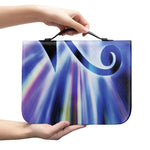 Egyptian Eye Of Horus Print Leather Bible Cover