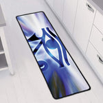 Egyptian Eye Of Horus Print Long Kitchen Mat
