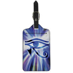 Egyptian Eye Of Horus Print Luggage Tag