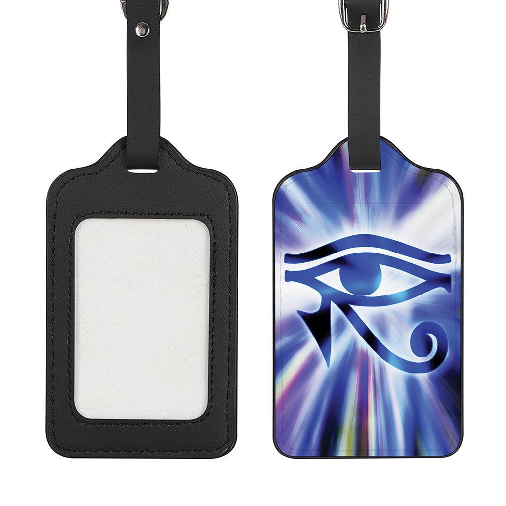 Egyptian Eye Of Horus Print Luggage Tag